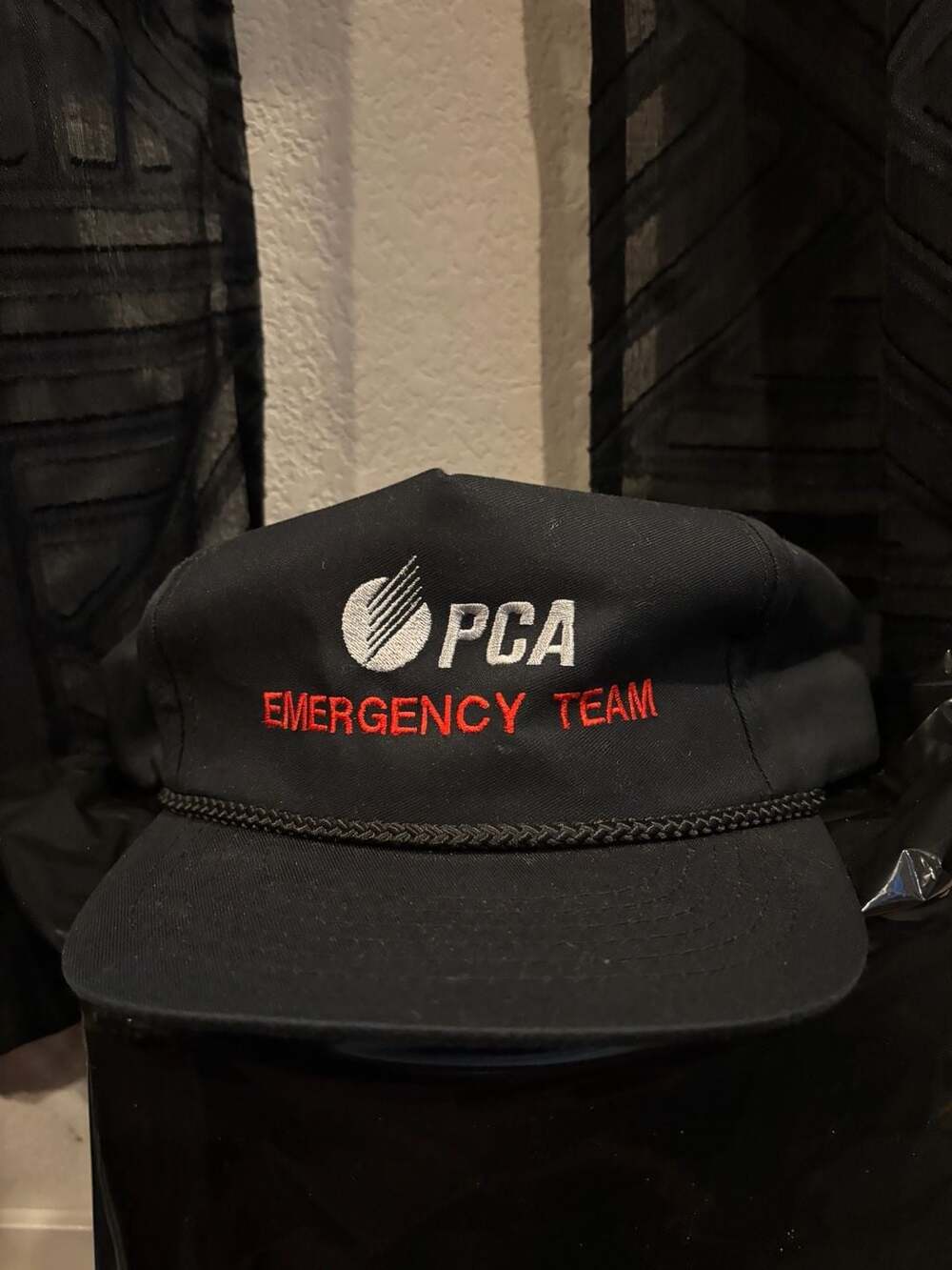 Vintage PCA Emergency Team Embroidered Rope Snapback Hat